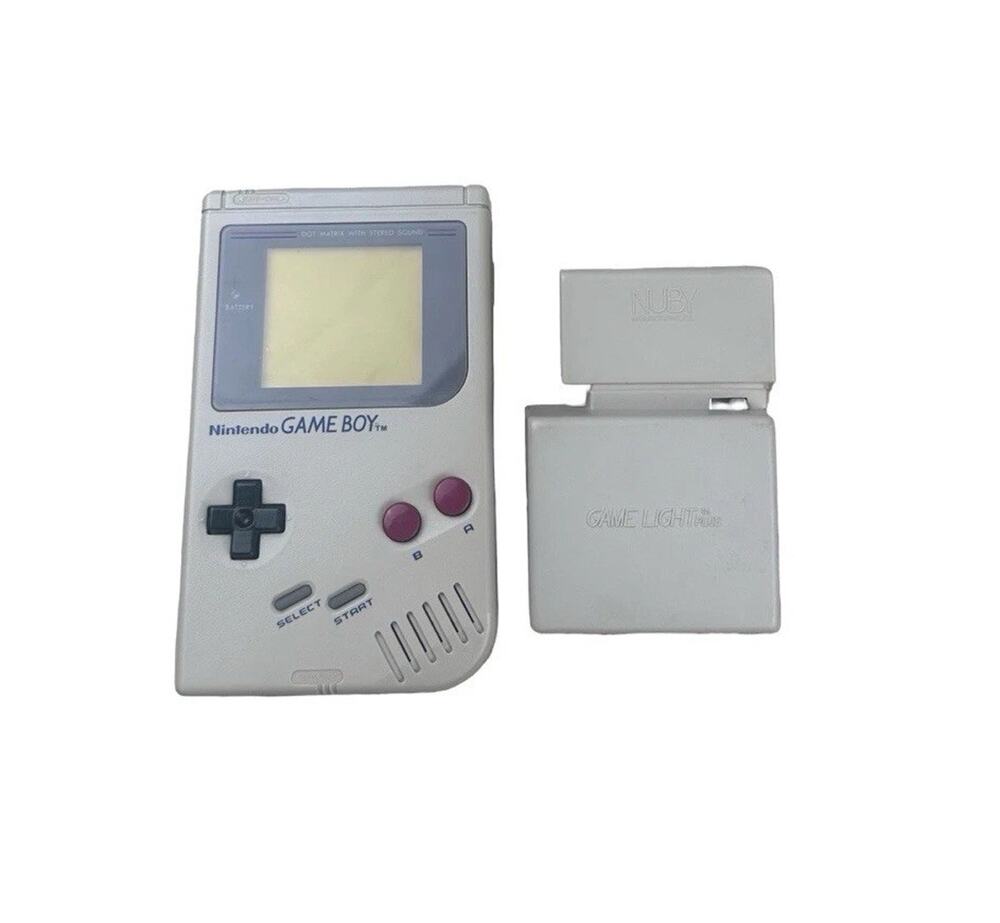 Original Vintage Nintendo GameBoy DMG-01 Handheld Console & NUBY Tested